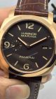 Swiss Replica Panerai Watch Gold Case Brown Leather c (6)_th.jpg